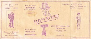 Document - RANDALL COLLECTION: RAMAGES' THE LEADING HATTERS