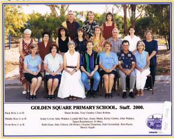 Photograph - GOLDEN SQUARE LAUREL STREET P.S. COLLECTION: STAFF 2000