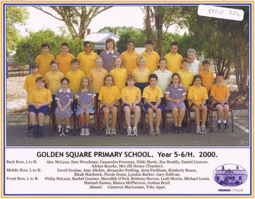 Photograph - GOLDEN SQUARE LAUREL STREET P.S. COLLECTION: YEAR 5-6H 2000