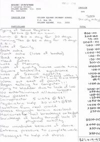 Document - GOLDEN SQUARE LAUREL STREET P.S. COLLECTION: SUE PAYNE ACCOUNT