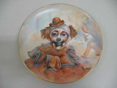 Souvenir - HAND PAINTED CHINA PLATE