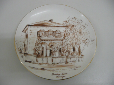 Souvenir - HAND PAINTED SIDE PLATE, 1985