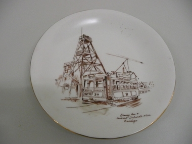 Souvenir - HAND PAINTED CHINA PLATE, 1985