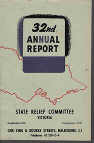 Book - LYDIA CHANCELLOR COLLECTION: STATE RELIEF COMMITTEE VICTORIA