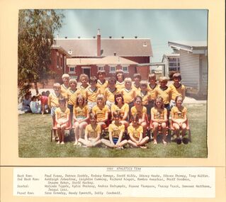 Photograph - GOLDEN SQUARE LAUREL STREET P.S. COLLECTION: PHOTOGRAPH 1981 ATHLETICS TEAM