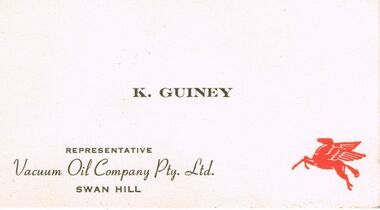 Document - RANDALL COLLECTION:  K.GUINEY, REPRESENTATIVE