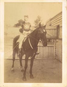 Photograph - RANDALL COLLECTION: HORSE AND JOCKEY, July 1980