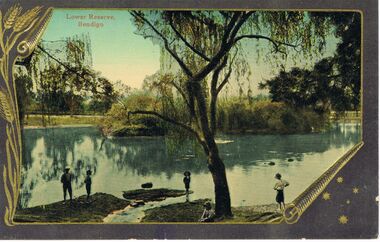 Postcard - RANDALL COLLECTION: LOWER RESERVE, BENDIGO, 2 August 1915