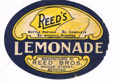 Document - RANDALL COLLECTION:  REED BROS, BRIDGE STREET,BENDIGO