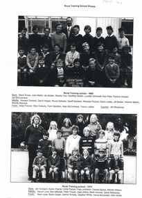 Document - GOLDEN SQUARE LAUREL STREET P.S. COLLECTION: RURAL TRAINING SCHOOL 1960, 1974