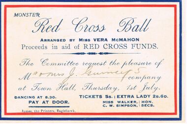 Document - RANDALL COLLECTION: MONSTER RED CROSS BALL