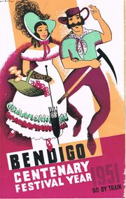 Document - RANDALL COLLECTION:  BENDIGO CENTENARY 1951 PROGRAM, 1951