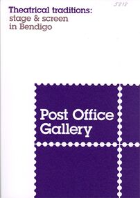 Book - POST OFFICE GALLERY THEATRICAL TRADITIONS, 2015