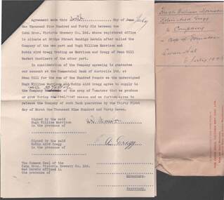 Document - COHN BROTHERS COLLECTION: HUGH WILLIAM MORRISON AGREEMENT