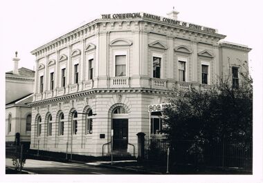 Photograph - RANDALL COLLECTION: THE COMMERCIAL BANK BUILDING, BENDIGO