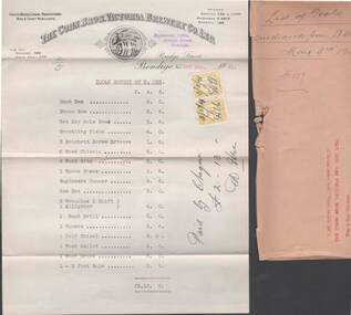Document - COHN BROTHERS COLLECTION: LIST OF PURCHASES