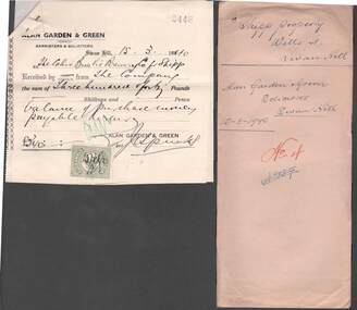 Document - COHN BROTHERS COLLECTION: RECEIPTS