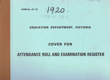 Document - GOLDEN SQUARE LAUREL STREET P.S. COLLECTION: ENROLMENT REGISTER 1978 - 1983