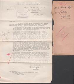 Document - COHN BROTHERS COLLECTION: PUBLIC HEALTH DEPT. LETTER