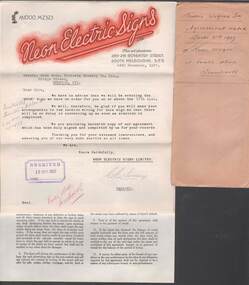 Document - COHN BROTHERS COLLECTION: NEON SIGNS AGREEMENT
