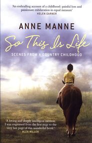 Book - SO THIS IS LIFE