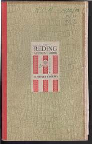 Document - MERLE HALL COLLECTION: ARTS COUNCIL OF AUSTRALIA (VIC DIV) BENDIGO BRANCH ACCOUNTS BOOK 10/72 TO 9/82