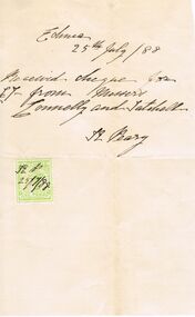 Document - CONNELLY, TATCHELL, DUNLOP COLLECTION: DOCUMENT