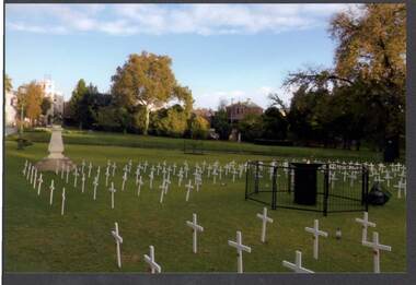 Photograph - ELAINE SWANSON COLLECTION: ANZAC DAWN SERVICE 2015 RSL BENDIGO