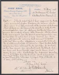 Document - COHN BROTHERS COLLECTION: AUDITORS REPORT