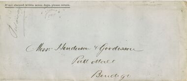Document - CONNELLY, TATCHELL, DUNLOP COLLECTION: DOCUMENT