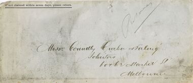 Document - CONNELLY, TATCHELL, DUNLOP COLLECTION: DOCUMENT