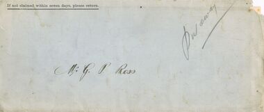 Document - CONNELLY, TATCHELL, DUNLOP COLLECTION: DOCUMENT