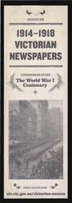 Document - ANZAC: 1914 - 1918 VICTORIAN NEWSPAPER ONLINE