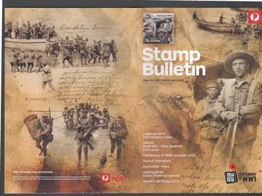 Document - STAMP BULLETIN ANZAC CENTENARY