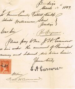 Document - CONNELLY, TATCHELL, DUNLOP COLLECTION: DOCUMENT
