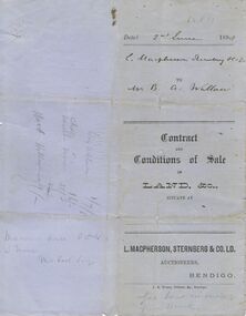 Document - CONNELLY, TATCHELL, DUNLOP COLLECTION: CONTRACT
