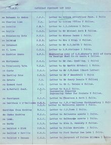 Document - CONNELLY, TATCHELL, DUNLOP COLLECTION: DOCUMENT