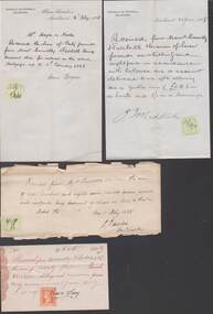 Document - CONNELLY, TATCHELL, DUNLOP COLLECTION: RECEIPTS