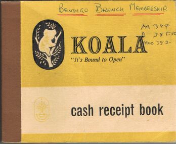 Book - CEPA COLLECTION: CEPA CASH RECEIPT BOOK, November 10th 1972
