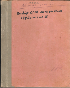 Book - CEPA COLLECTION: THREE CORRESPONDENCE BOOKS, September 8th 1975