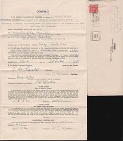 Document - W.D.MASON COLLECTION: CONDITIONS OF SALE, 3 September 1946