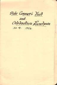 Document - NATIONAL COUNCIL OF WOMEN OF VICTORIA BENDIGO BRANCH COLLECTION: LETTERS