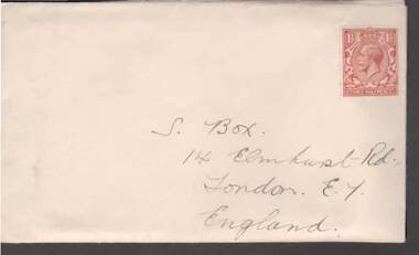Document - W.D.MASON COLLECTION: LETTER, 17 March - 02 May 1928