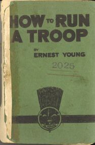 Book - HOW TO RUN A TROOP, 1923