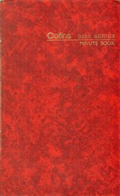 Book - NATIONAL COUNCIL OF WOMEN OF VICTORIA BENDIGO BRANCH COLLECTION: MINUTE BOOK