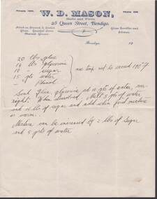 Document - W.D.MASON COLLECTION: INGREDIENTS FOR SILVERING