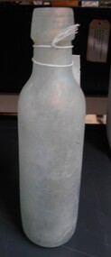 Functional object - BOTTLES COLLECTION: GREEN GLASS BOTTLE
