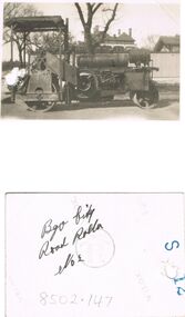 Photograph - BILL ASHMAN COLLECTION: BENDIGO CITY ROAD ROLLER
