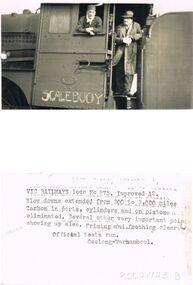Photograph - BILL ASHMAN COLLECTION: CABIN OF LOCO 875