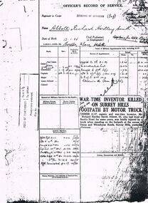 Document - BILL ASHMAN COLLECTION: CORRESPONDENCE